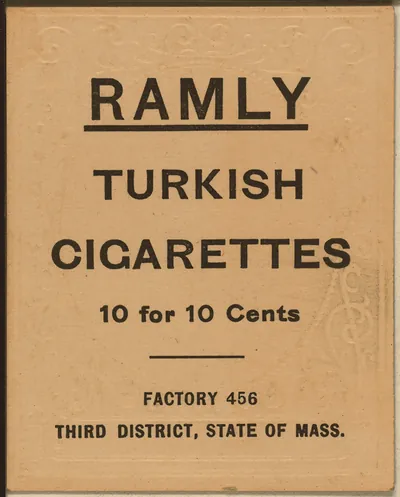 Ramly Turkish Cigarettes, 10 for 10 Cents