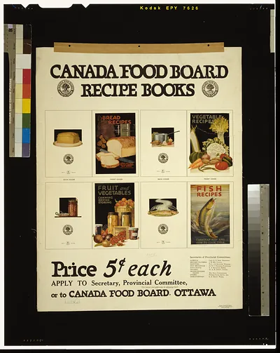 Canada Food Board recipe books