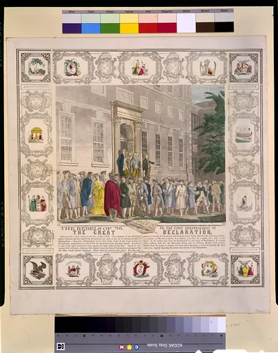 The rebels of '76--Or the first announcement of the great declaration