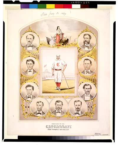 First Nine of the Cincinnati (Red Stockings) Base Ball Club