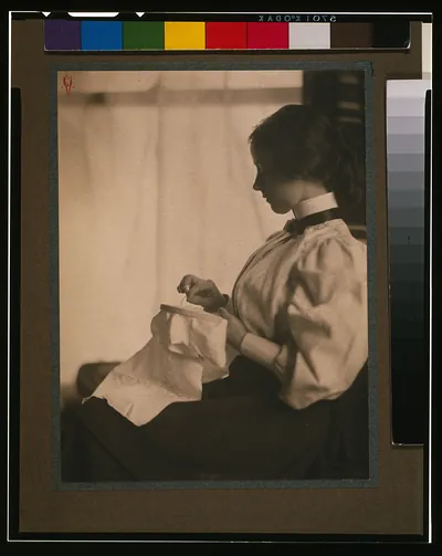 The embroidery frame / MW.