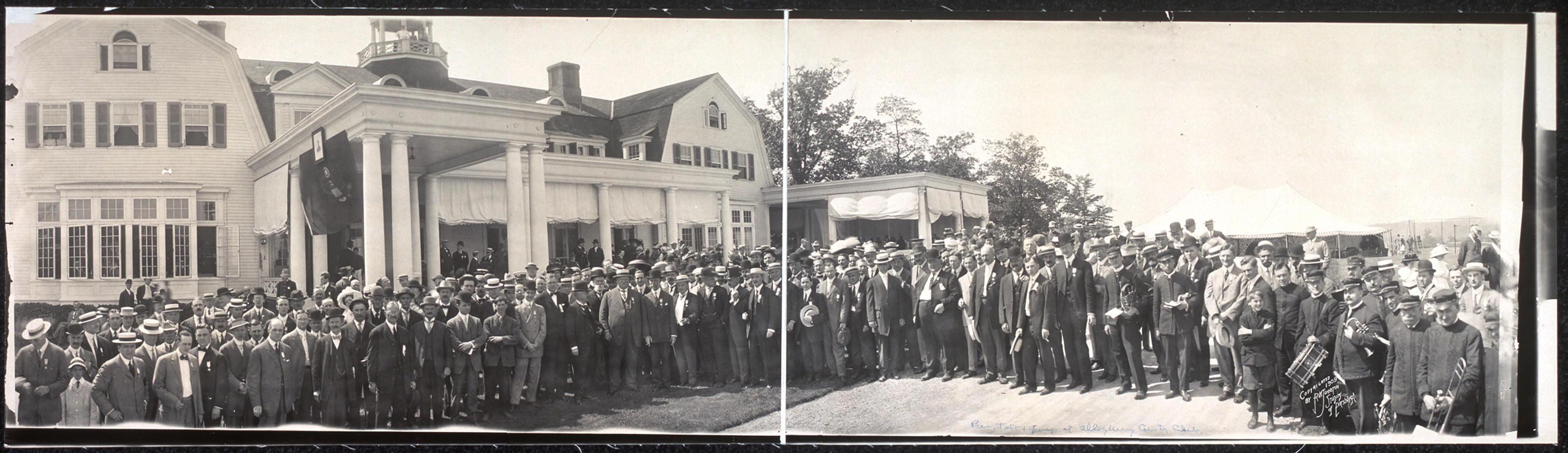 President Taft at Allegheny Country Club, Pennsylvania, 1909, 1909 — historic image
