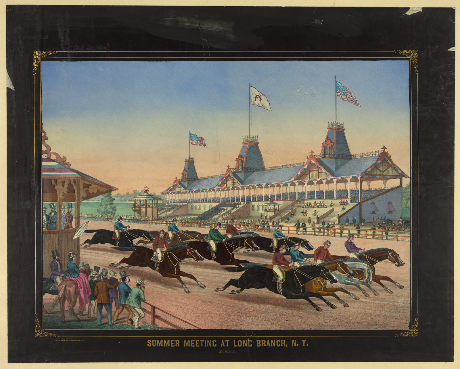 Summer Meeting at Long Branch, N.Y. Start — historic image