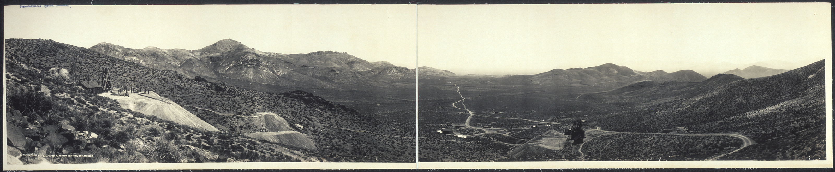 Homestake Goldbar Mine Nye, Nevada, 1908, 1908 — historic image