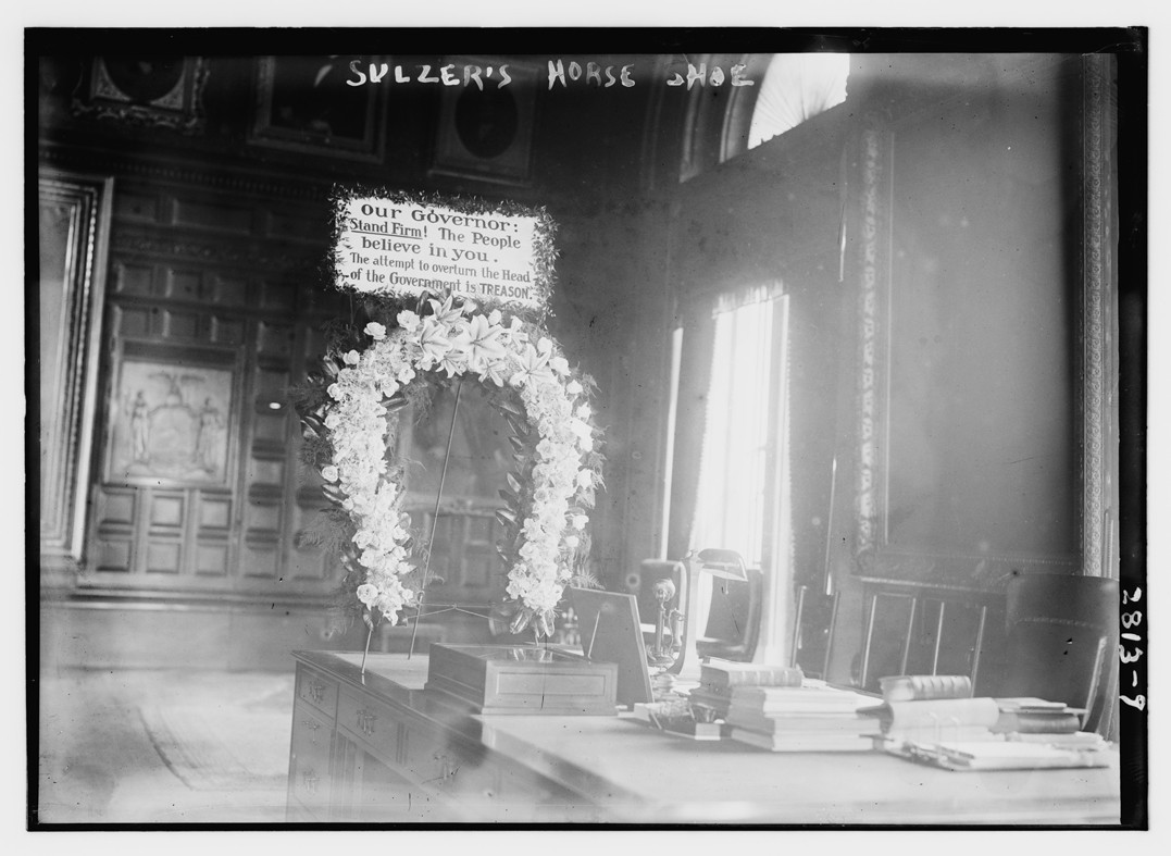 Sulzer's horse shoe, n/a — historic photograph