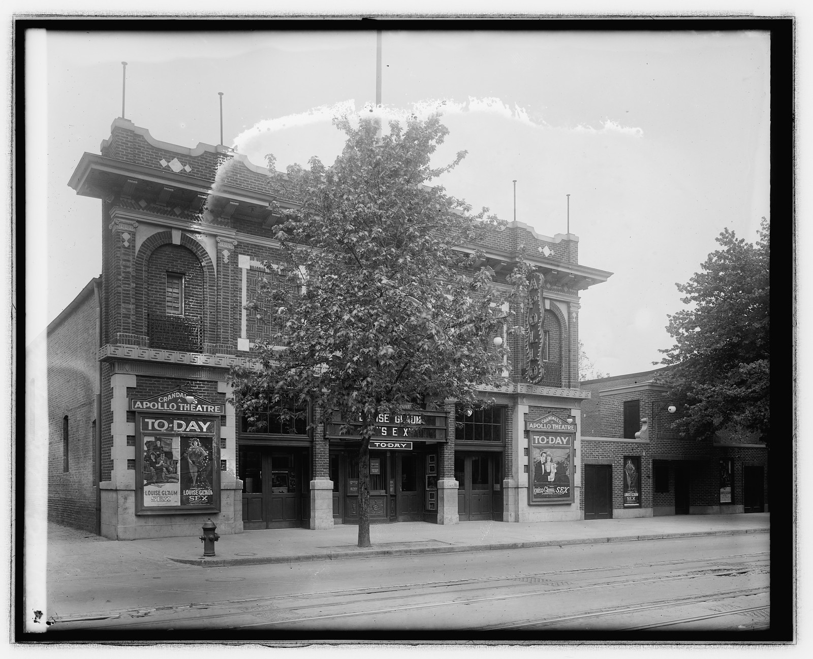 Crandall's Apollo [theater], exterior, [ca. 1920] — historic photograph