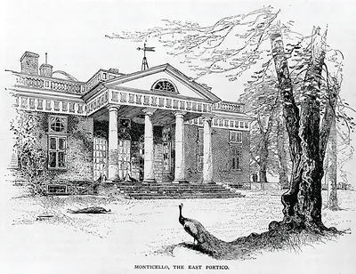 Monticello, The East Portico