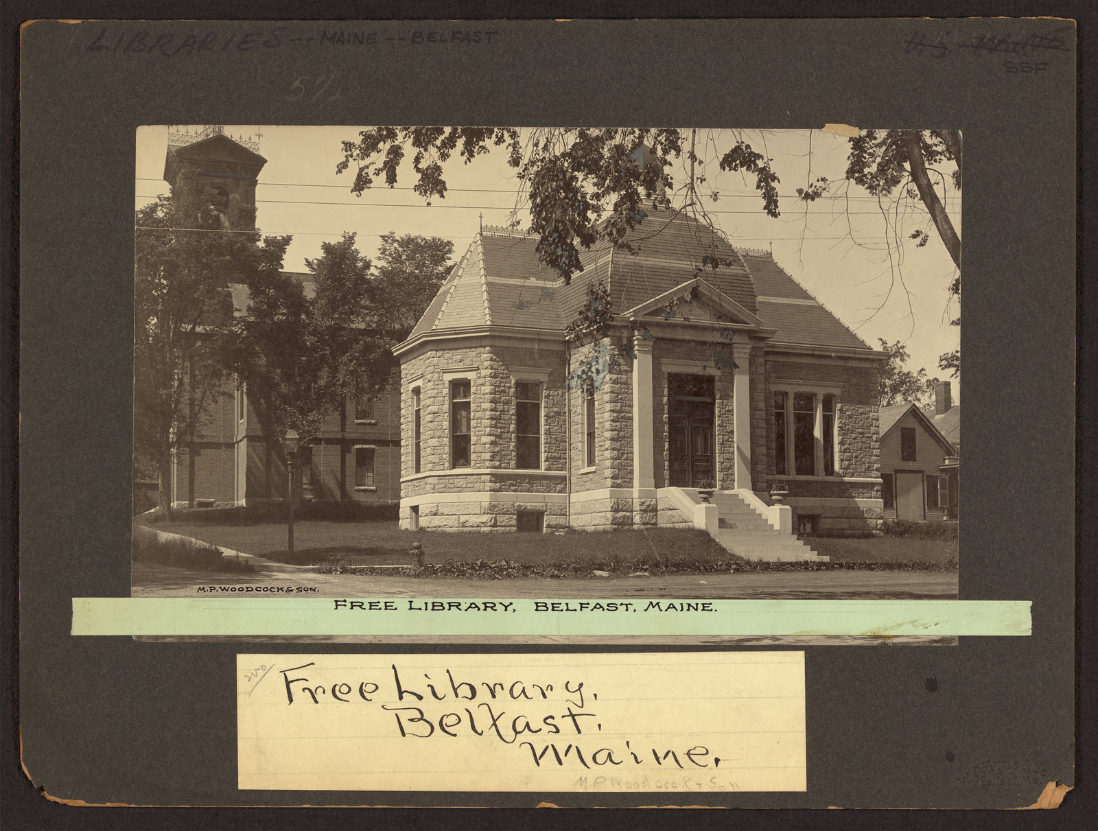 Free Library, Belfast, Maine — historic image