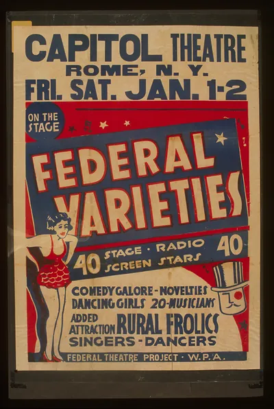 Federal Varieties 40 stage radio screen stars (S) Comedy galore - novelties - dancing g