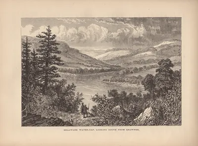 Delaware Water-Gap, Looking South from Shawnee