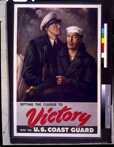 Setting the course to victory with the U.S. Coast Guard / L.W. Bentley, U.S.C.C.R.