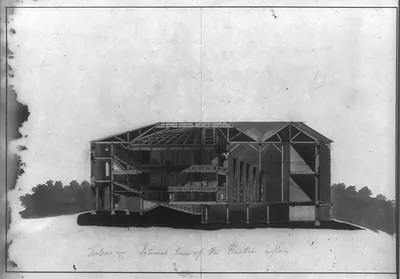 Section or Internal View of the Theatre