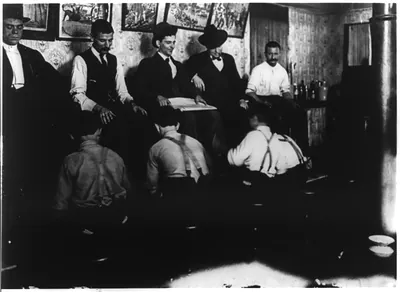 Greek Bootblacks in Indianapolis, Ind. Witness, E. N. Clooper. Location: Indianapolis, Indiana.