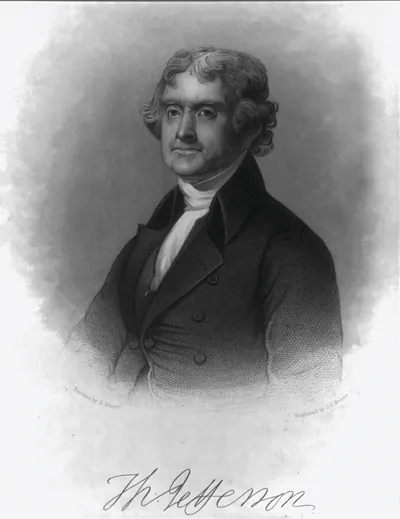 [Thomas Jefferson, bust portrait, facing left]