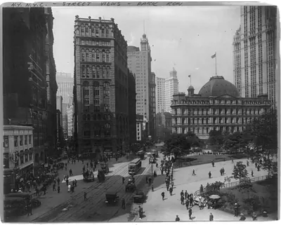 Park Row and Nassau St., New York City