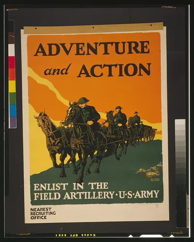 Adventure and action Enlist in the field artillery, U.S. Army / Harry S. Mueller, Major Infantry.