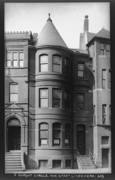 [Facade of William H. Taft house, 5 Dupont Circle, Washington, D.C.]