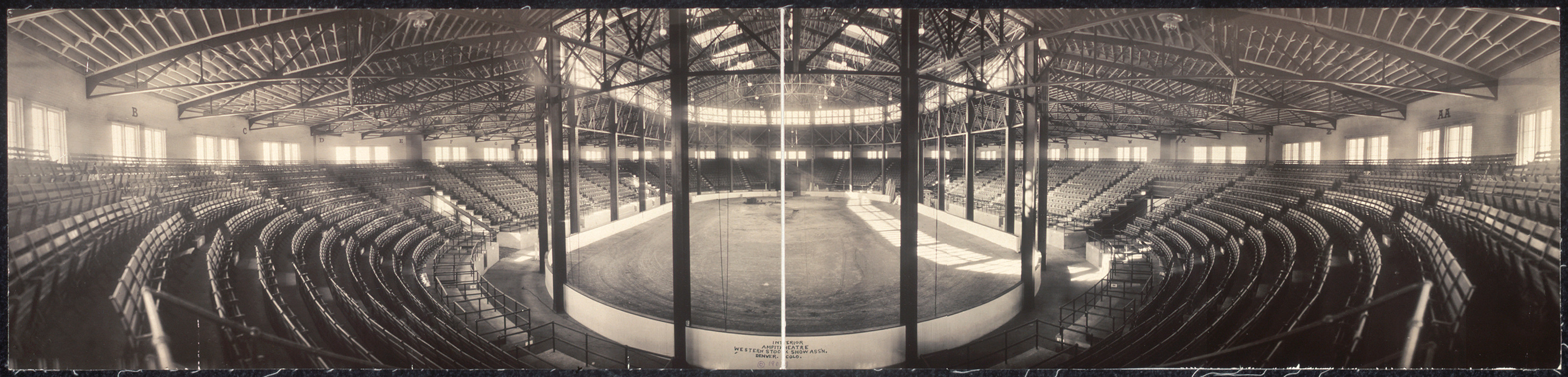 Interior amphitheatre Denver, Colorado, 1909, 1909 — historic image