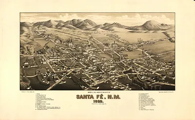 Santa Fe, New Mexico, 1882