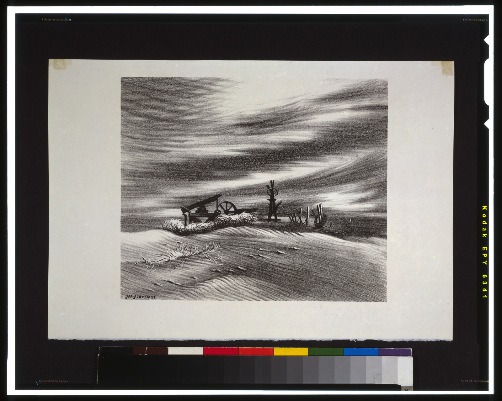 [Wastelands] / Joe Jones c37., c1937. — antique lithograph