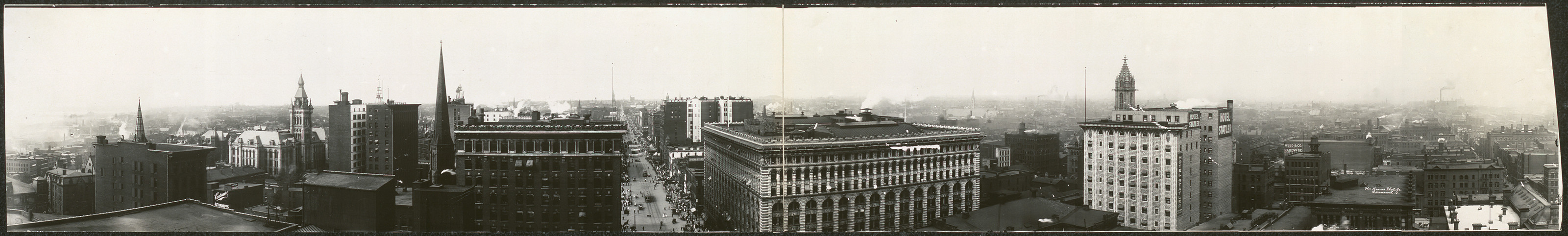 Panorama of Buffalo, New York, 1909, 1909 — historic image