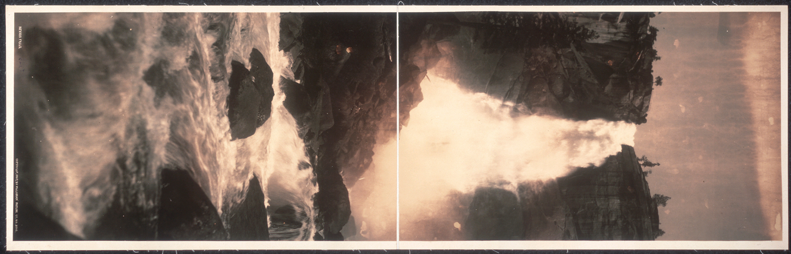 Nevada Falls Yosemite, California, 1907, 1907 — historic image