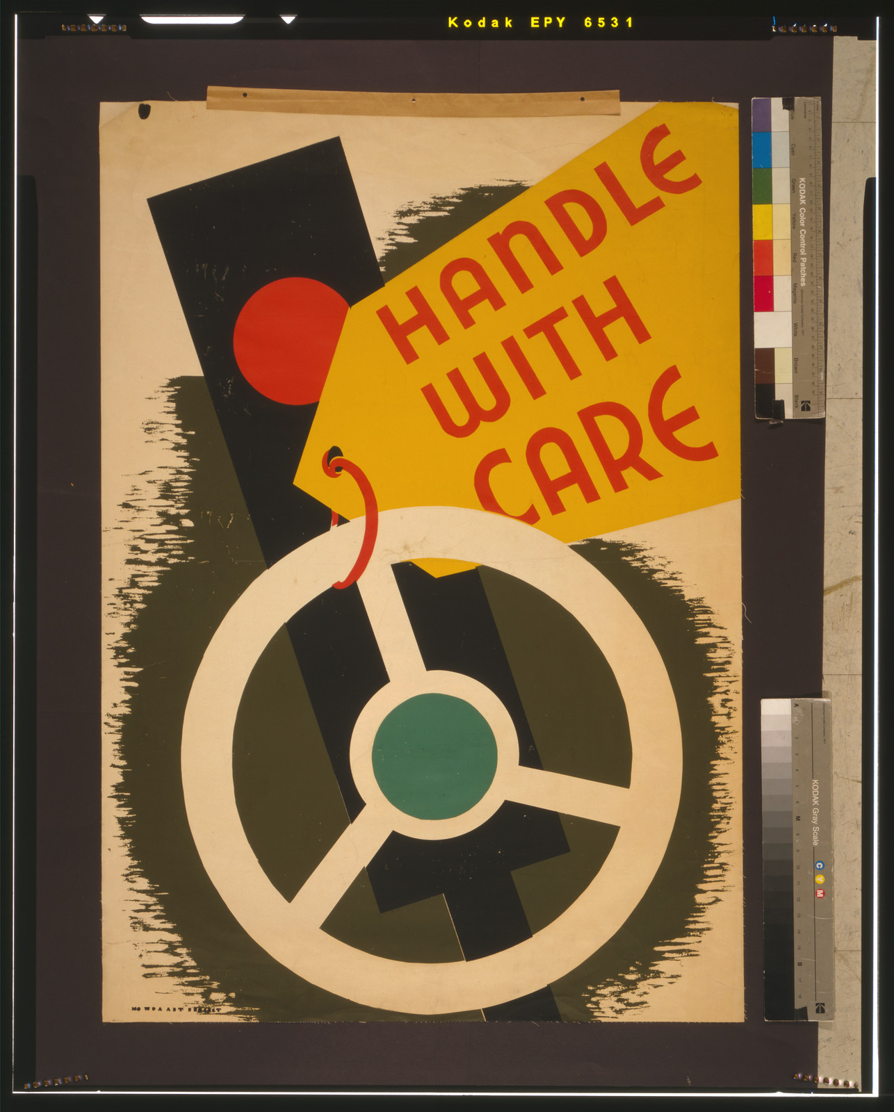 Handle with care, [Missouri] : Missouri W.P.A. Art Project, 1943. — vintage poster