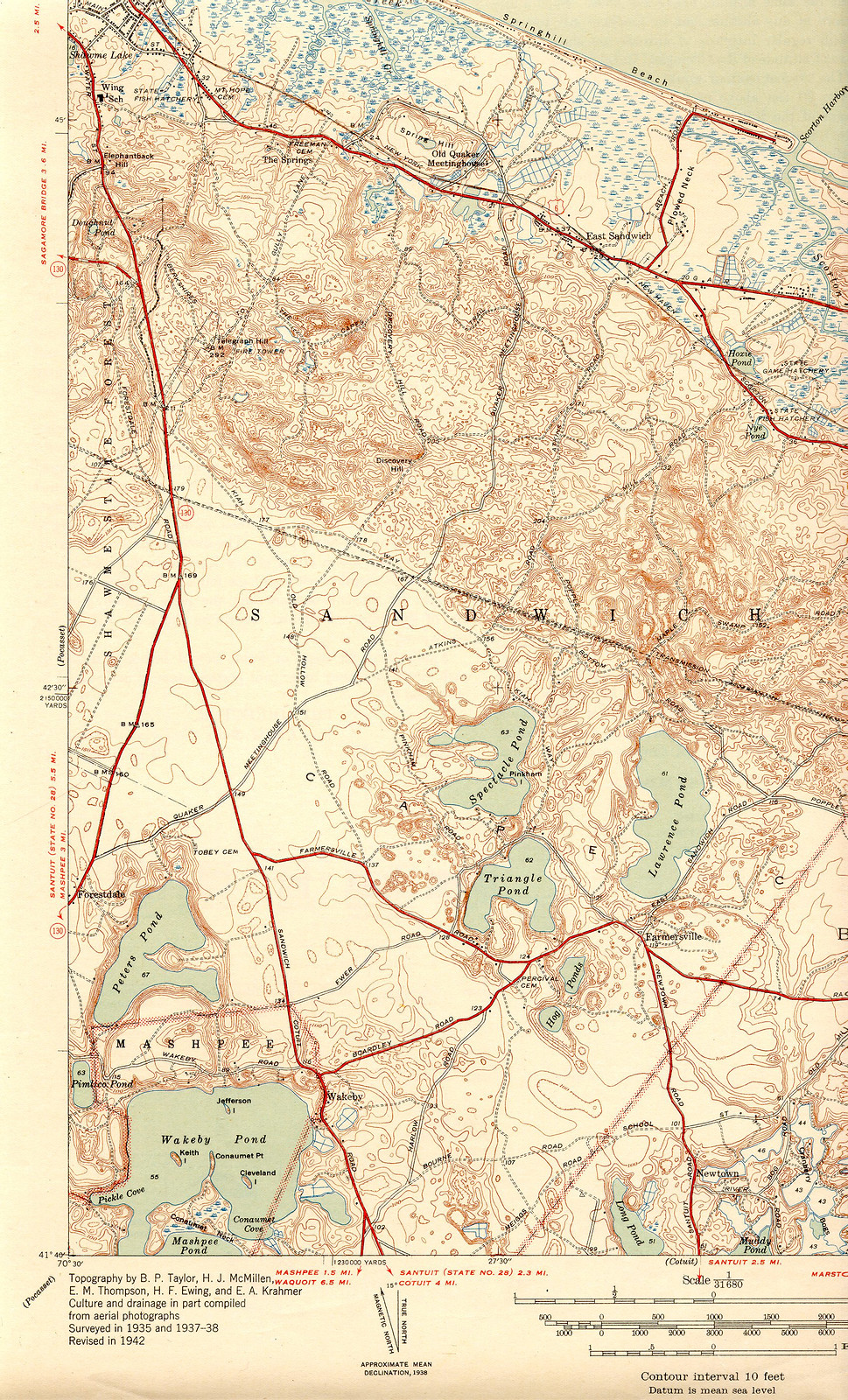 sndw 43 sw, Massachusetts — antique map