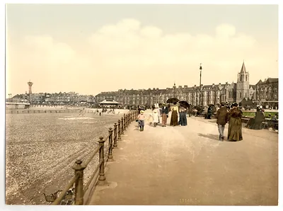 Parade looking east Morecambe England