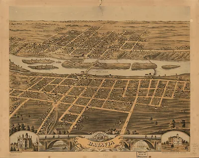 Batavia, Illinois, 1869