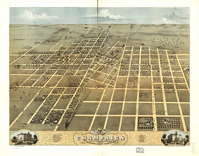 Champaign, Illinois, 1869