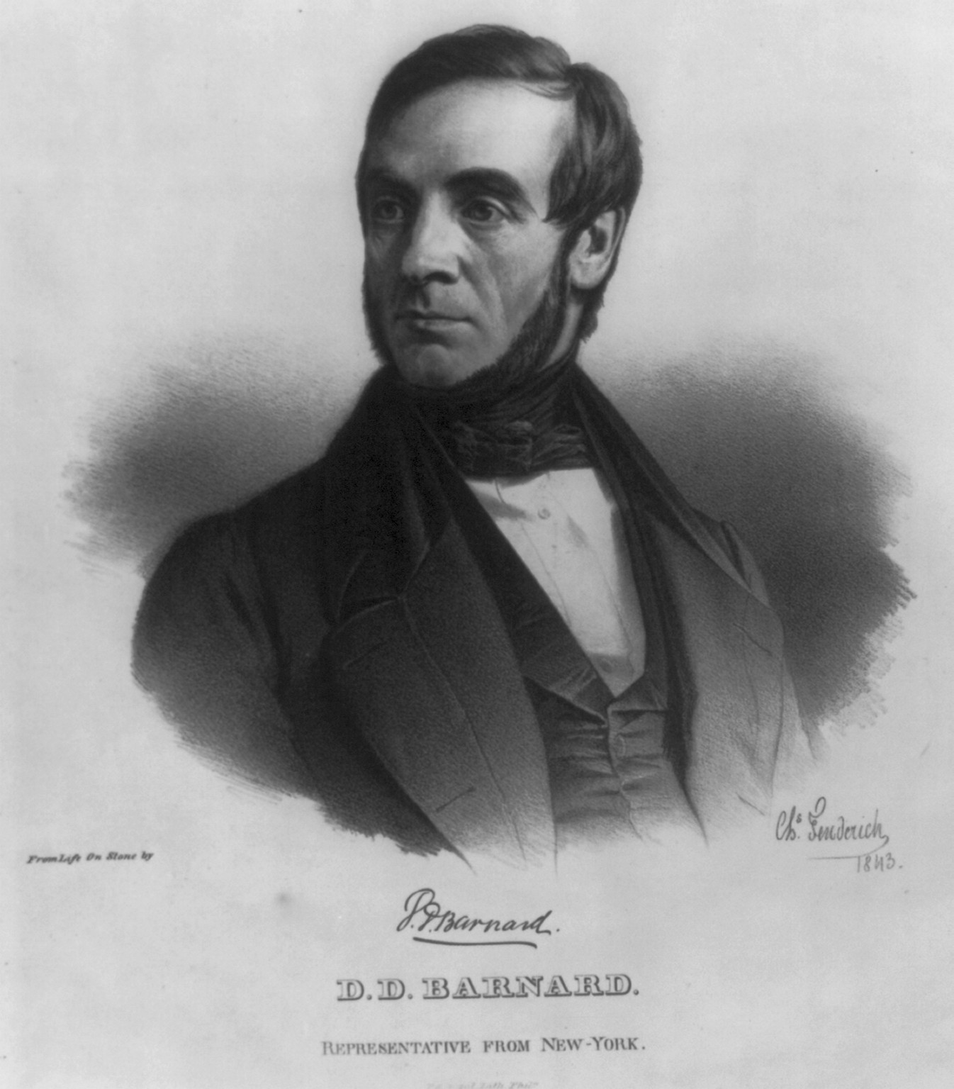 D.D. Barnard. Representative from New-York, [no date recorded on shelflist card] — historic print