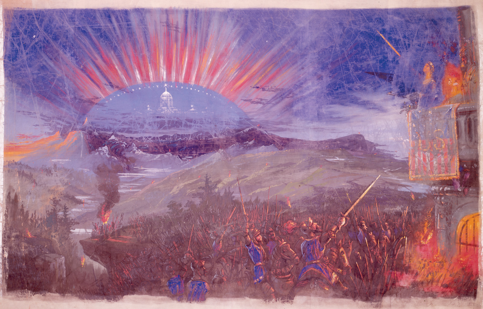 The Uprising Of The North, c. 1867 — historic image