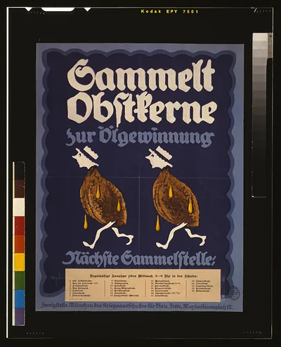 Sammelt Obstkerne zur Ölgewinnung