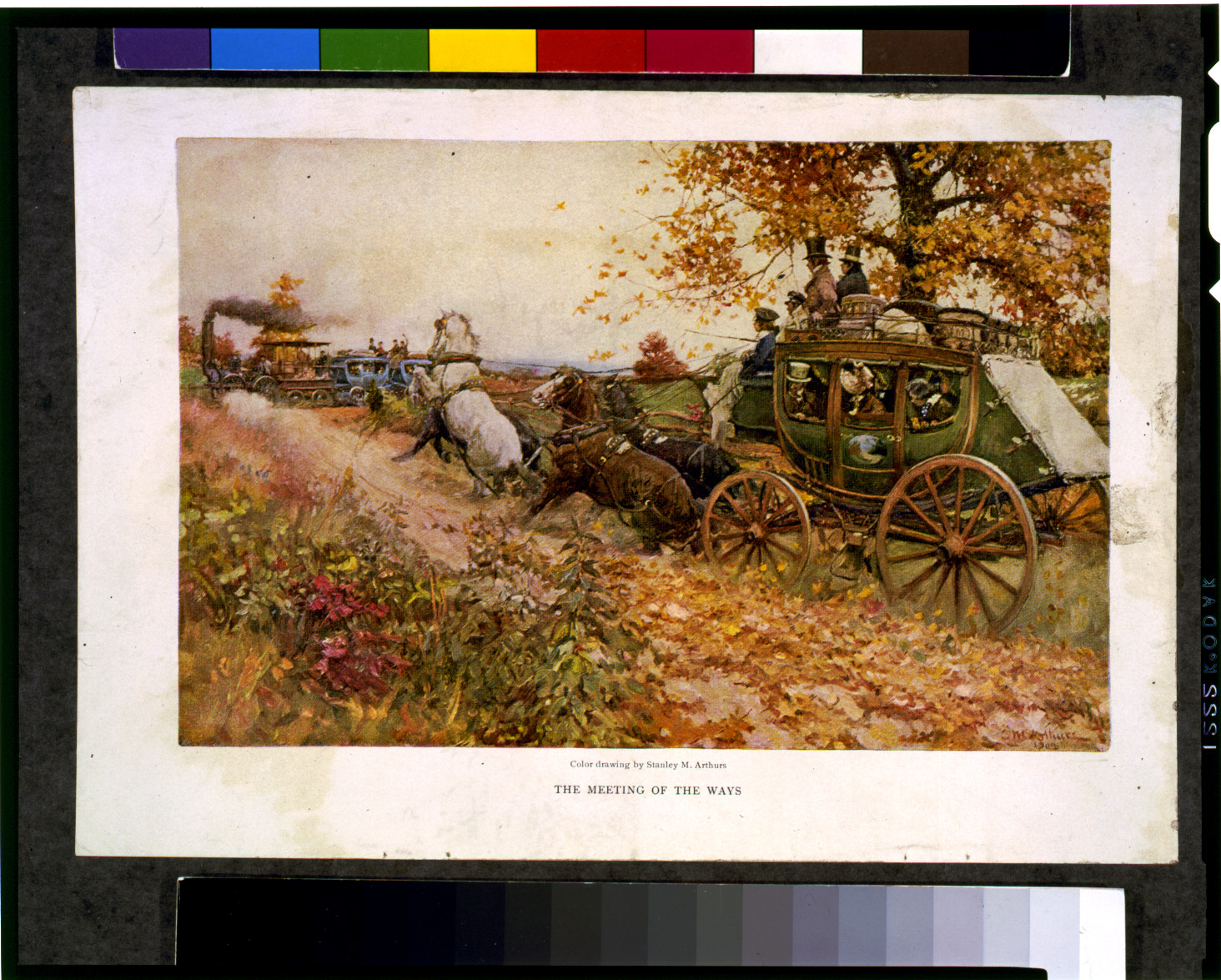 The meeting of the ways / S.M. Arthurs., [190-(?)] — historic print