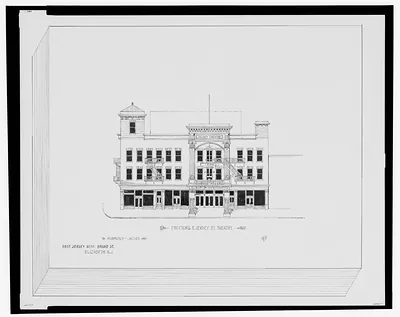 [Proctor's E. Jersey St. Theatre (Jacob's Theatre), East Jersey St. near Broad St., Elizabeth, New Jersey] / AFD.