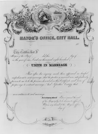 Marriage Certificate