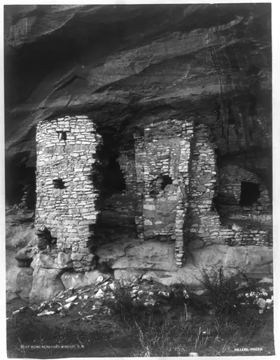 Cliff Ruins near Fort Wingate, New Mexico