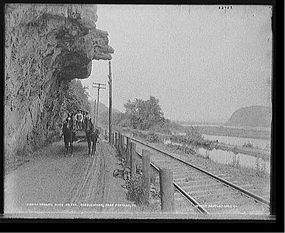 Hanging rock on the Susquehanna, near Danville, Pa.