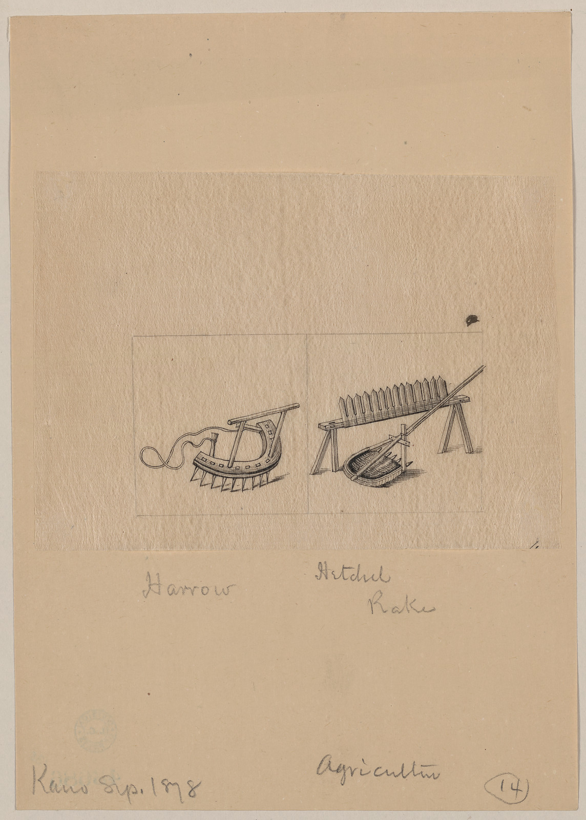 [Japanese drawing], 1750 — historic drawing