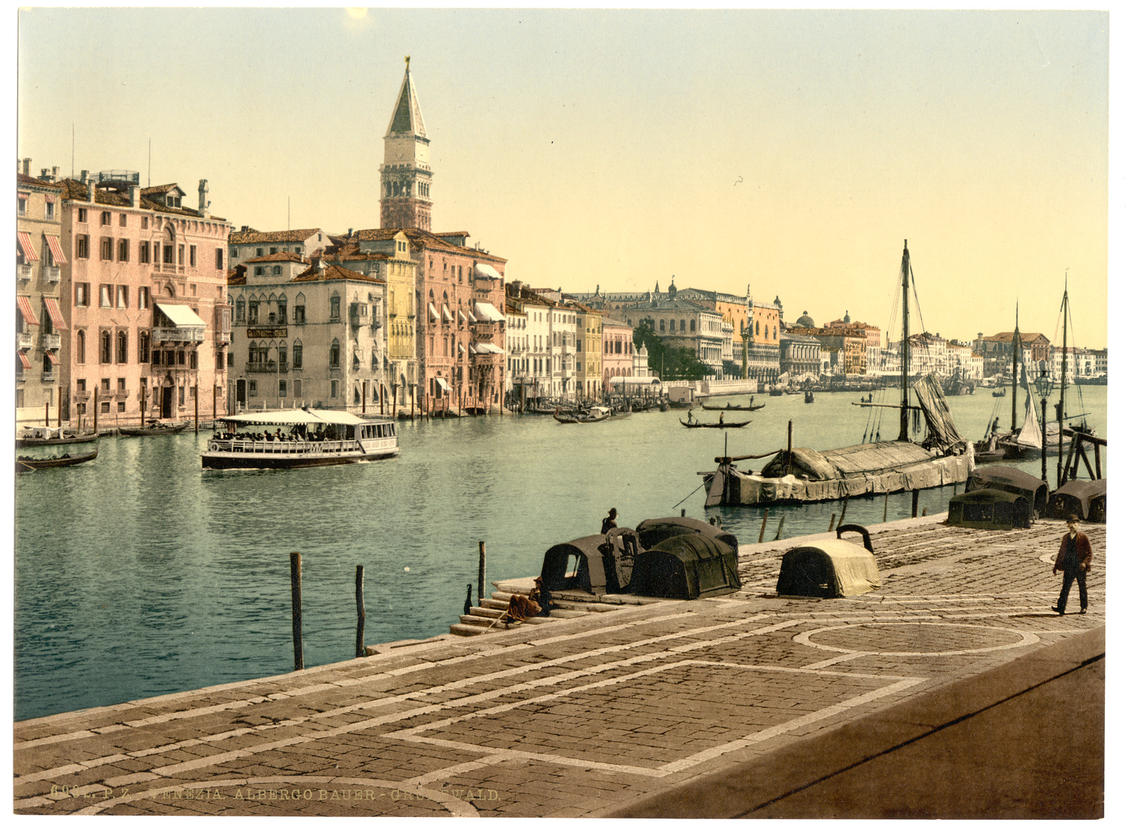 Hotel Bauer Grunewald Venice Italy, [between ca. 1890 and ca. 1900]. — historic print