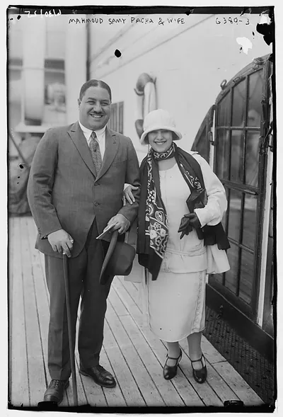 Mahmoud Samy Pacha and wife