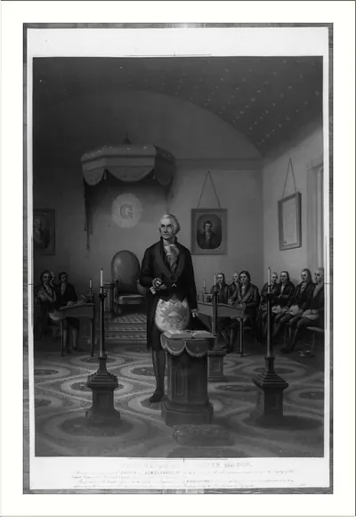 Washington as a master Mason