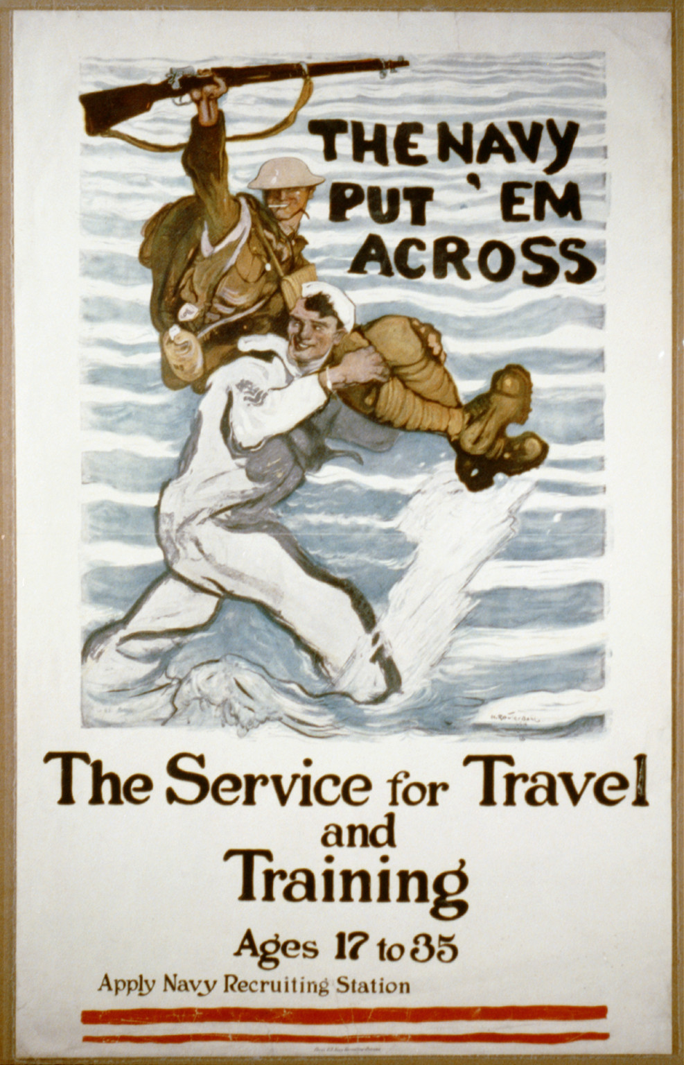 The Navy put em across — historic image