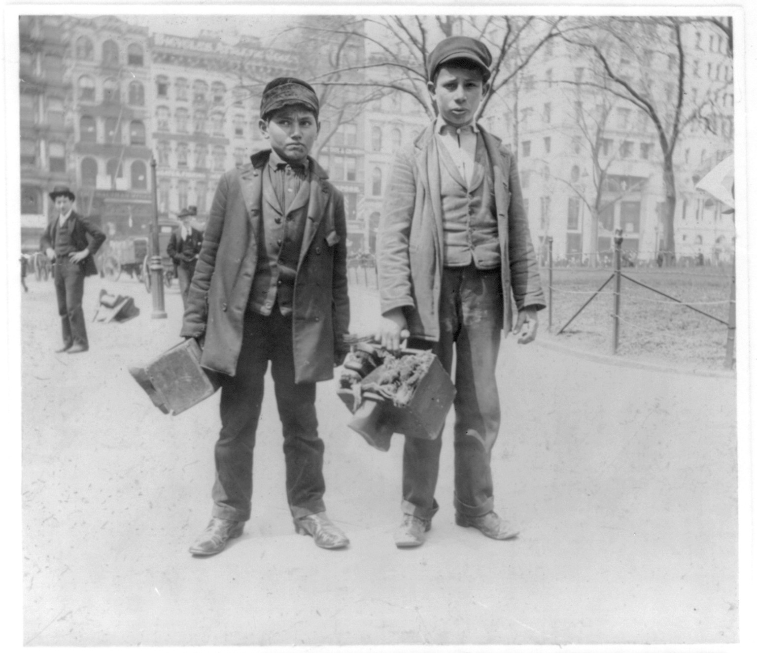 Bootblacks, New York — historic photograph