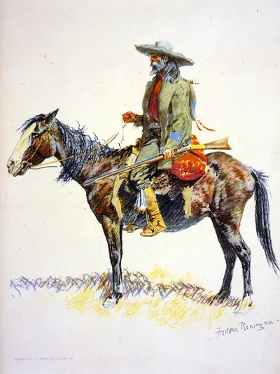 [A trapper] / Frederic Remington.