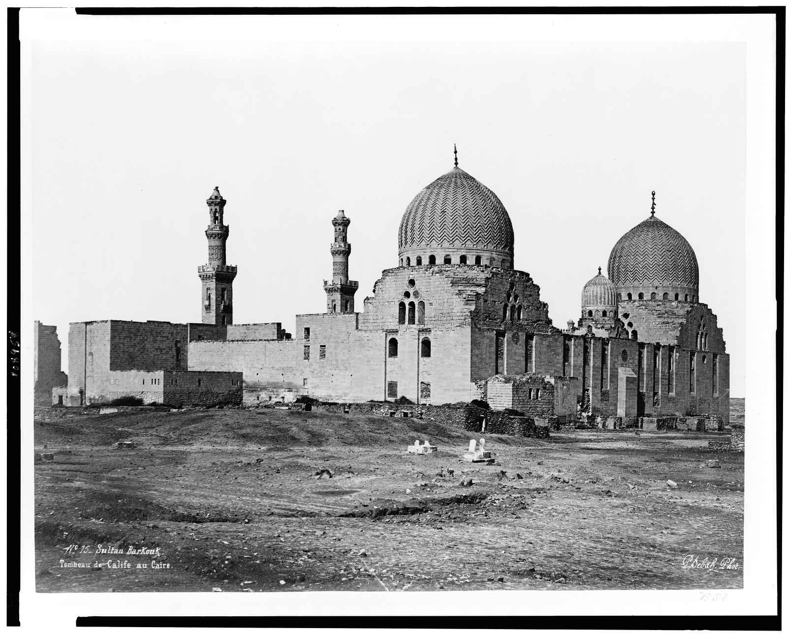 Sultan Barkouk. Tombeau de Calife au Caire / P. Sebah, Phot., [between 1860 and 1890] — historic photograph