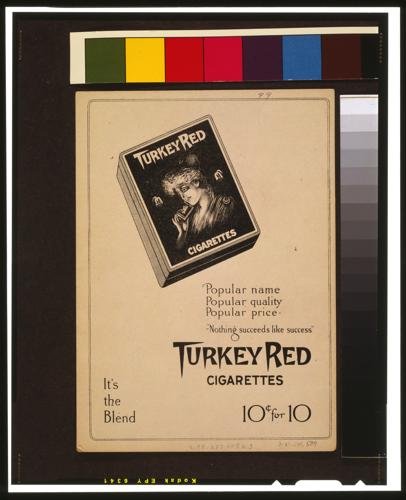 Turkey Red Cabinets (T3), 1911 — antique lithograph