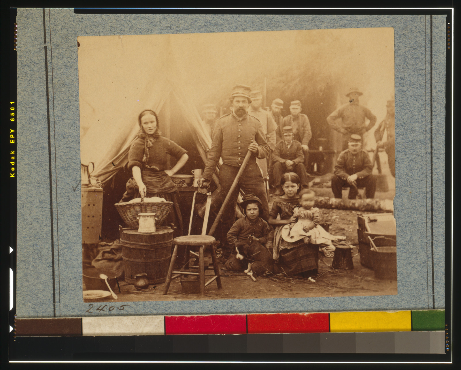 Camp of 31st Pennsylvania Infantry near Washington, D.C., [photographed 1862, printed later] — historic photograph