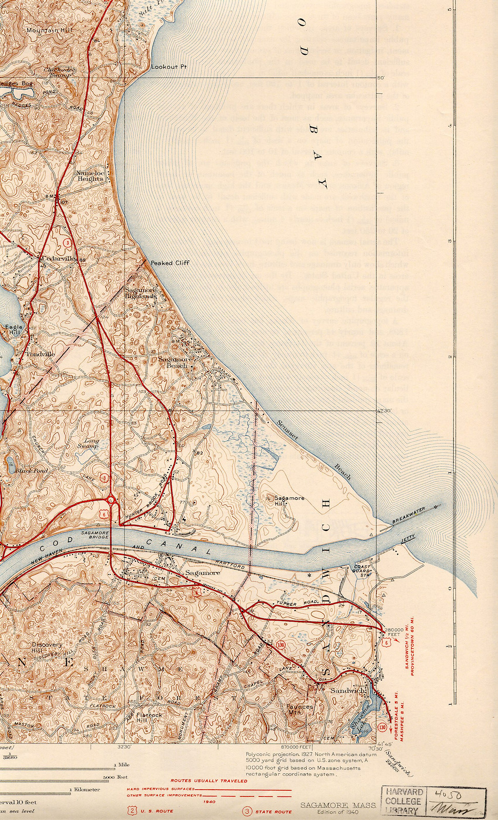 saga 40 se, Massachusetts — antique map